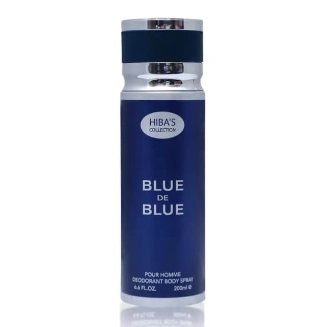 Blue DE Blue Body Spray By HIBA'S Collection | Best Branded Body Spray | Pour Homme Deodorant Body Spray