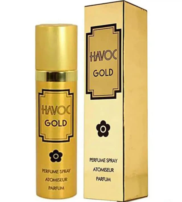 HAVOC GOLD BRANDED BODY SPRAY | ELEGANT REFRESHING FRAGRANCE 200ML